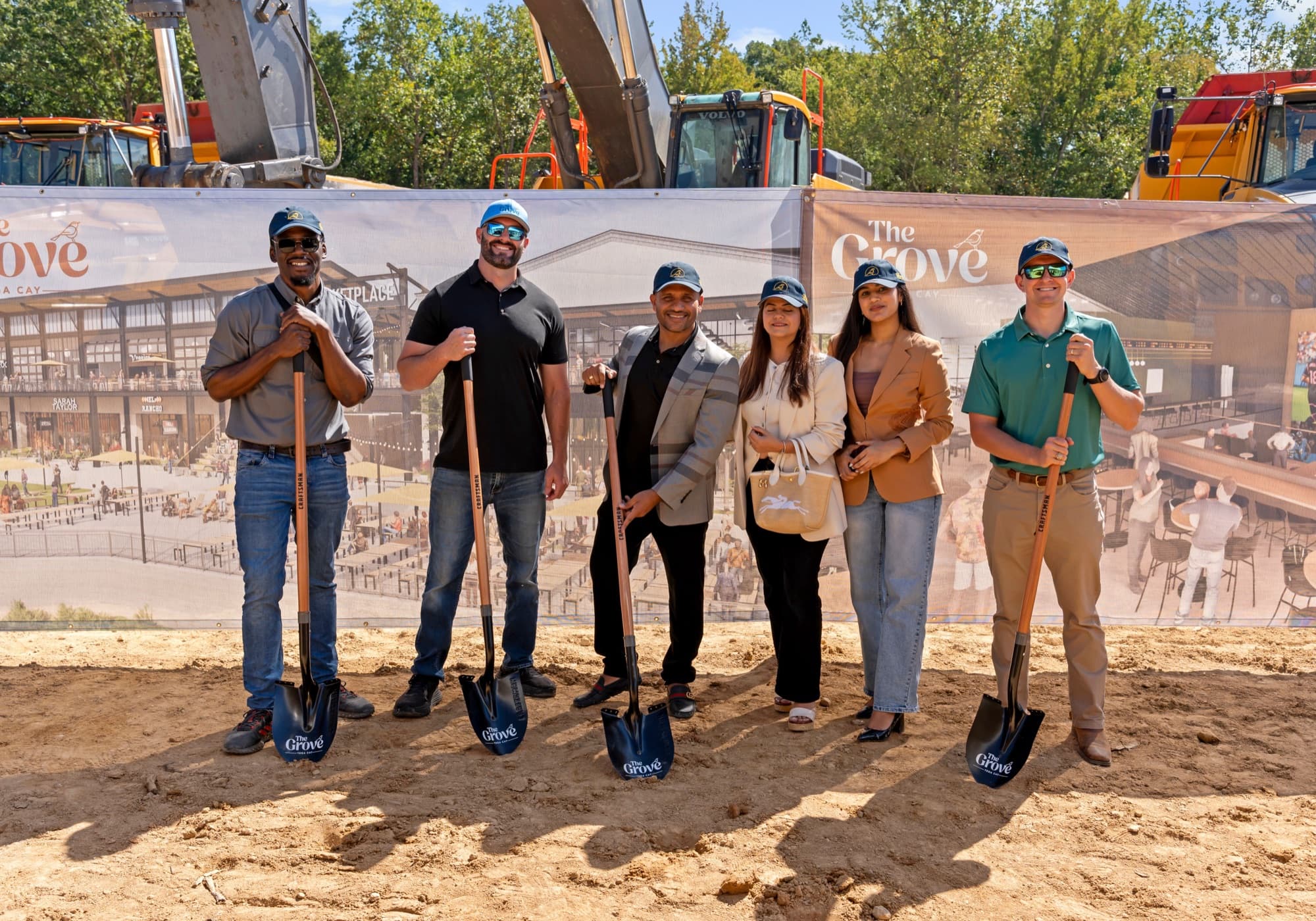 The Kinger Development Group team breaking ground